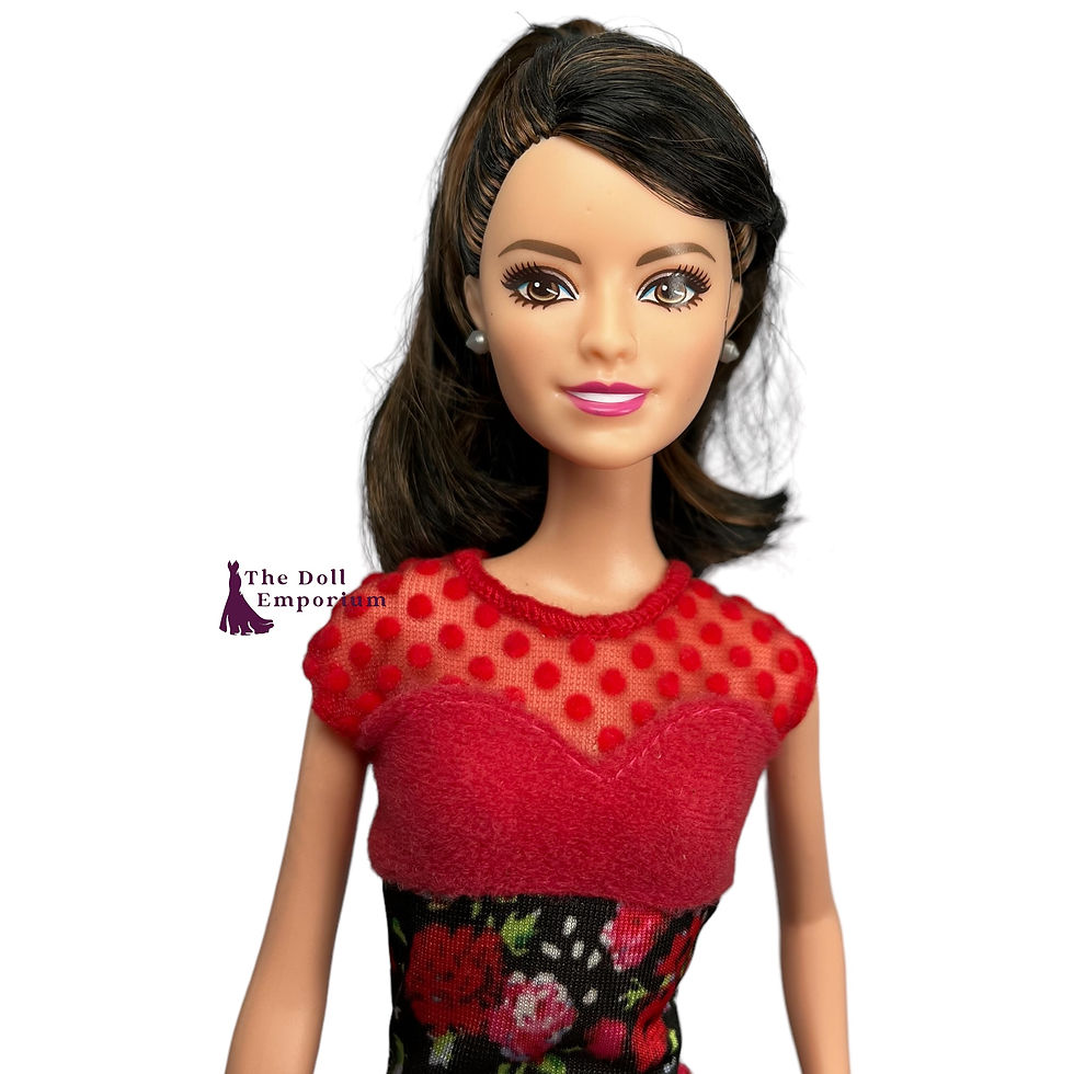 Barbie (2015) - Fashionistas Wave 1 - 'Red Roses' Raquelle / Lea Doll #DGF20