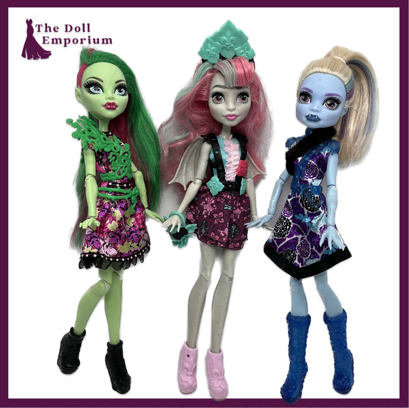 Monster High (2017) - Party Ghouls - Venus, Rochelle and Abbey Dolls