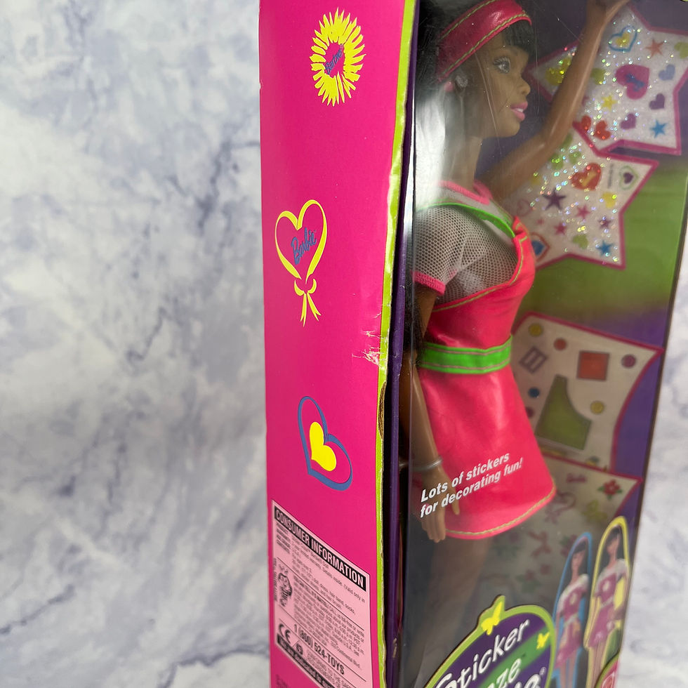 Thumbnail: Barbie (1997) - Sticker Craze AA Doll, New In Box #19913