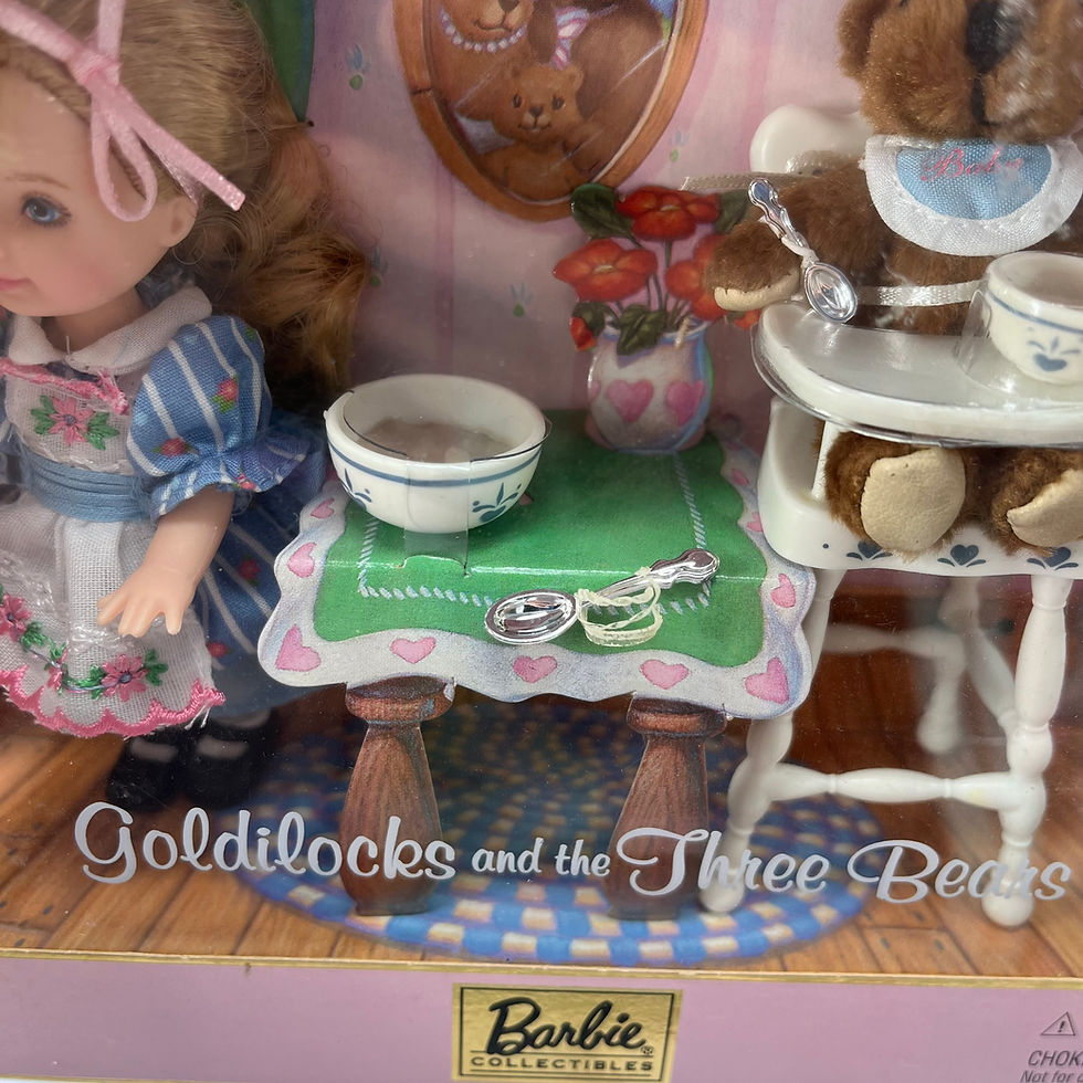 Thumbnail: Barbie (2001) - Collector 'Goldilocks & The Three Bears' Kelly Doll, New