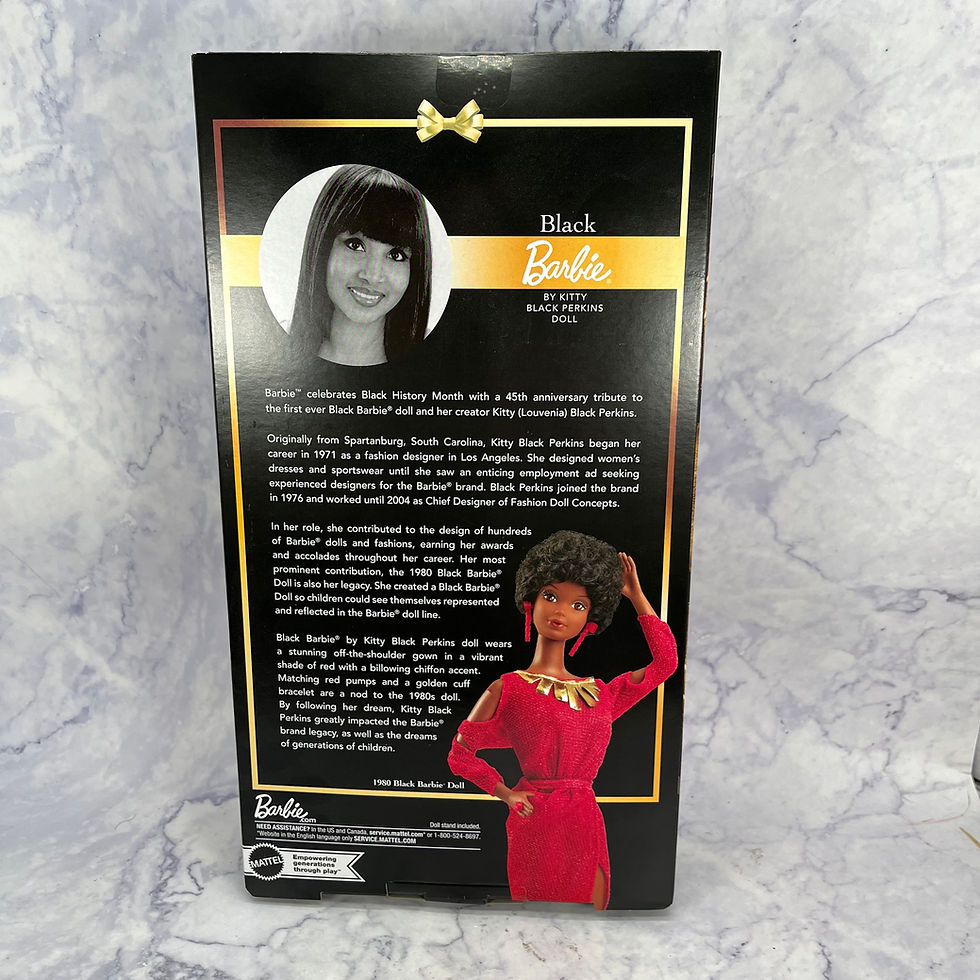 Thumbnail: Barbie (2025) - Black Barbie 45th Anniversary 'Kitty Perkins' Doll, New #JBJ22