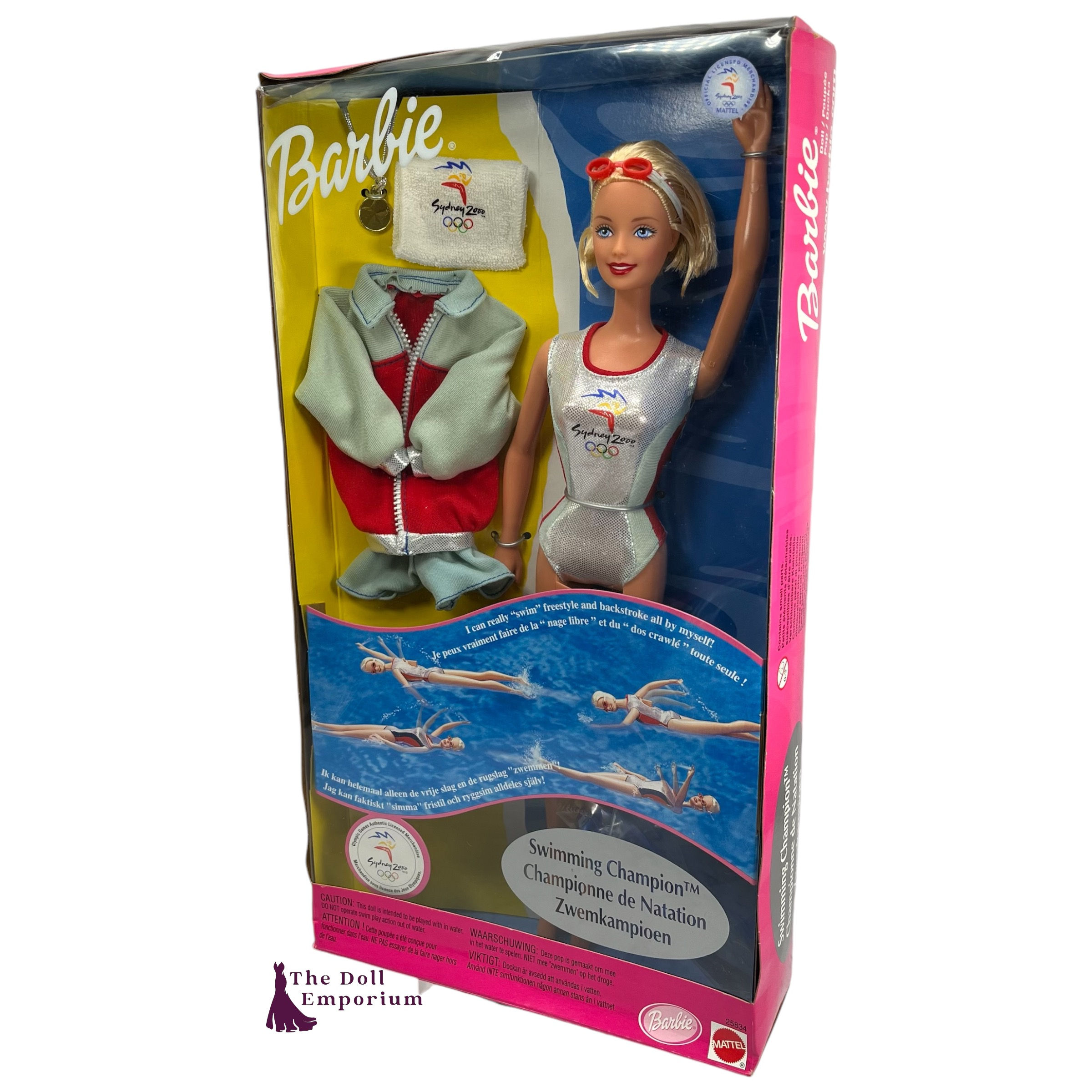 Barbie (1999) - Swimming Champion Sydney 2000 Olympics, New In Box (#25834)