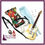 Thumbnail: Complete Doll Outfit (2023) - 'Dia De Rockstar' Print Dress Set