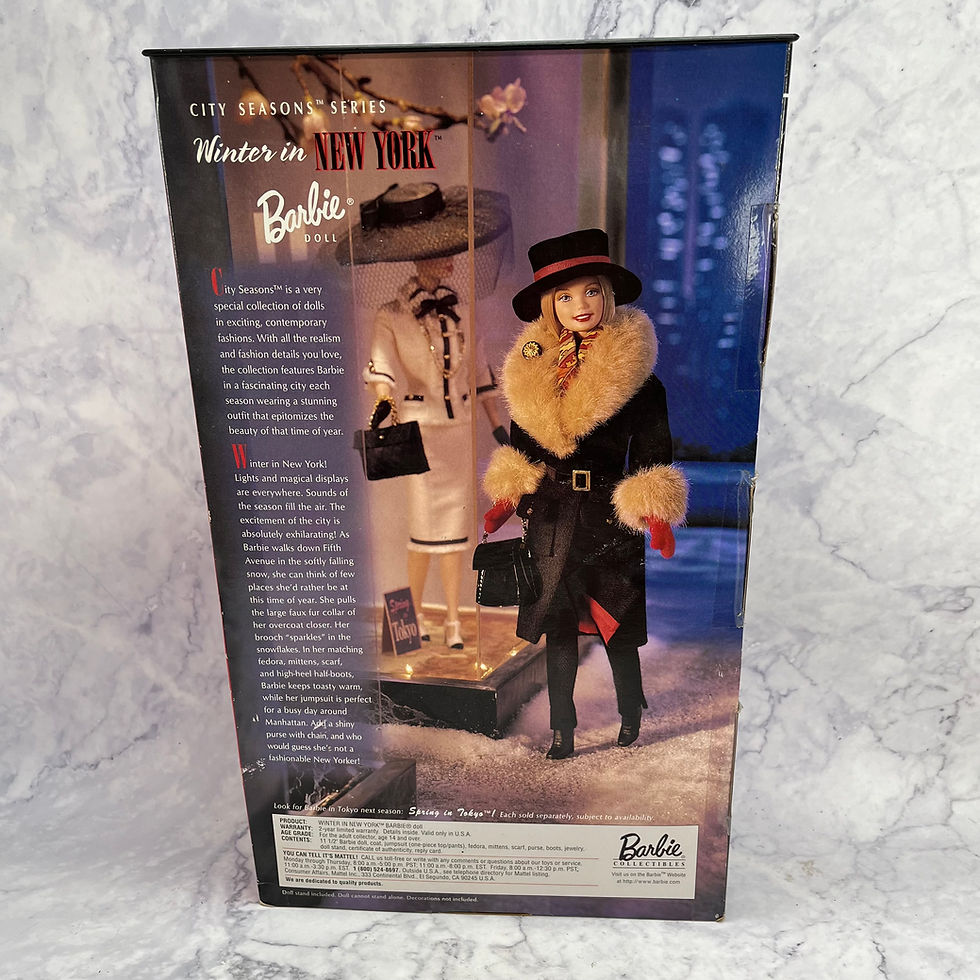 Thumbnail: Barbie (1997) - Collector 'City Seasons' - Winter in New York, New #19429