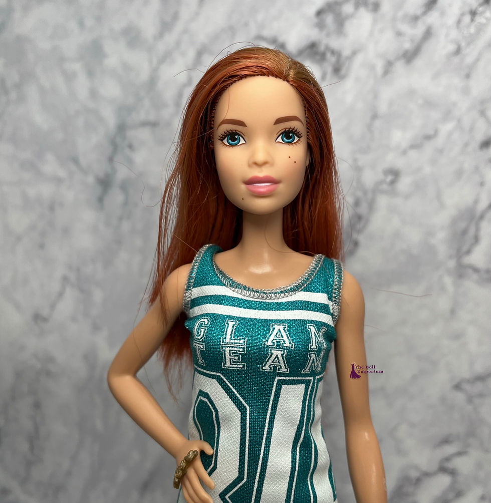 Barbie (2016) - Fashionistas Doll - #16 'Team Glam' Red Head Doll #DGY63
