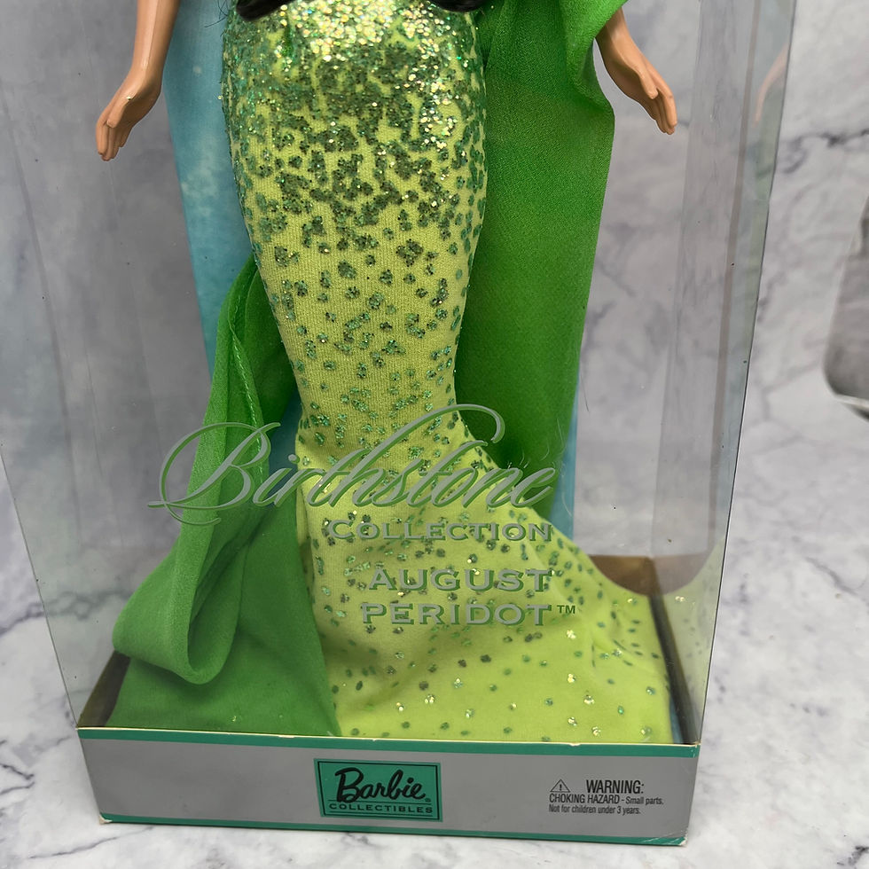 Thumbnail: Barbie (2002) - 'Birthstone Collection' August Peridot Doll, New in Box #B3416