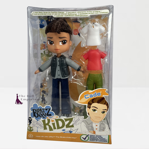 bratz cade Bratz Kidz (2008) Snap-On Fashions 'Cade' Doll, New in Box The Doll  Emporium
