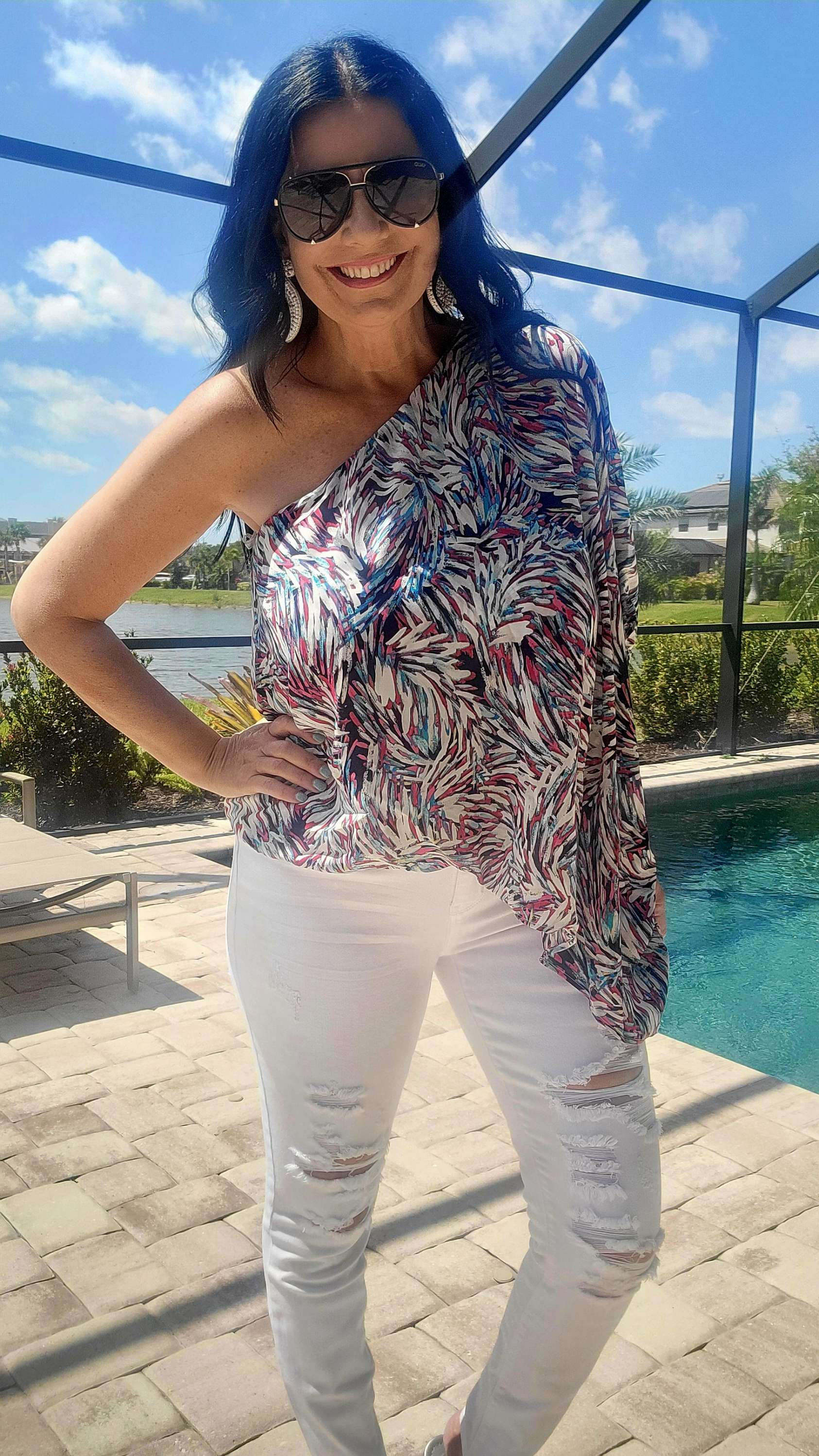 A True Beauty One Shoulder Top