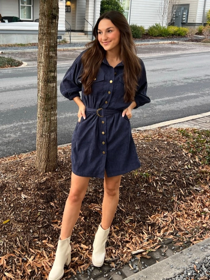 Thumbnail: The Right Way Dress - Corduroy