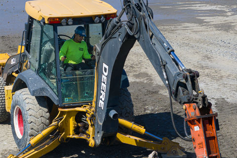 RJV Construction Team at Work