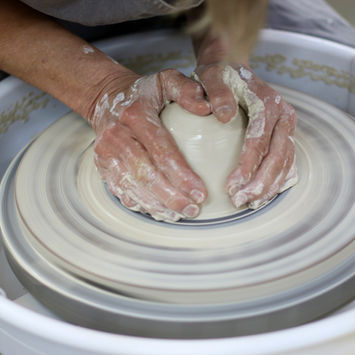 centering on the wheel