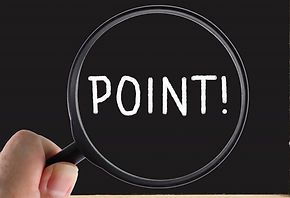 pointの文字を覗くルーペ