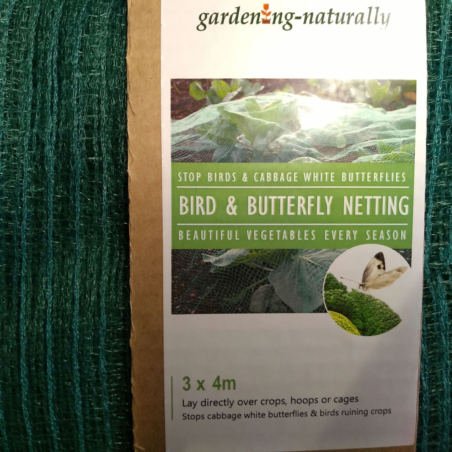 Bird and butterfly netting, 3x4m, protects vegetables