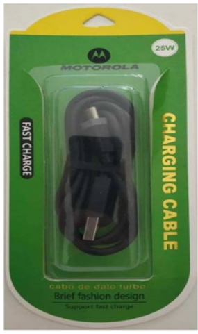 Miniatura: Cabo Carregador Turbo Ultra Rápido Usb Tipo C Motorola Samsung Lg Asus Xiaomi