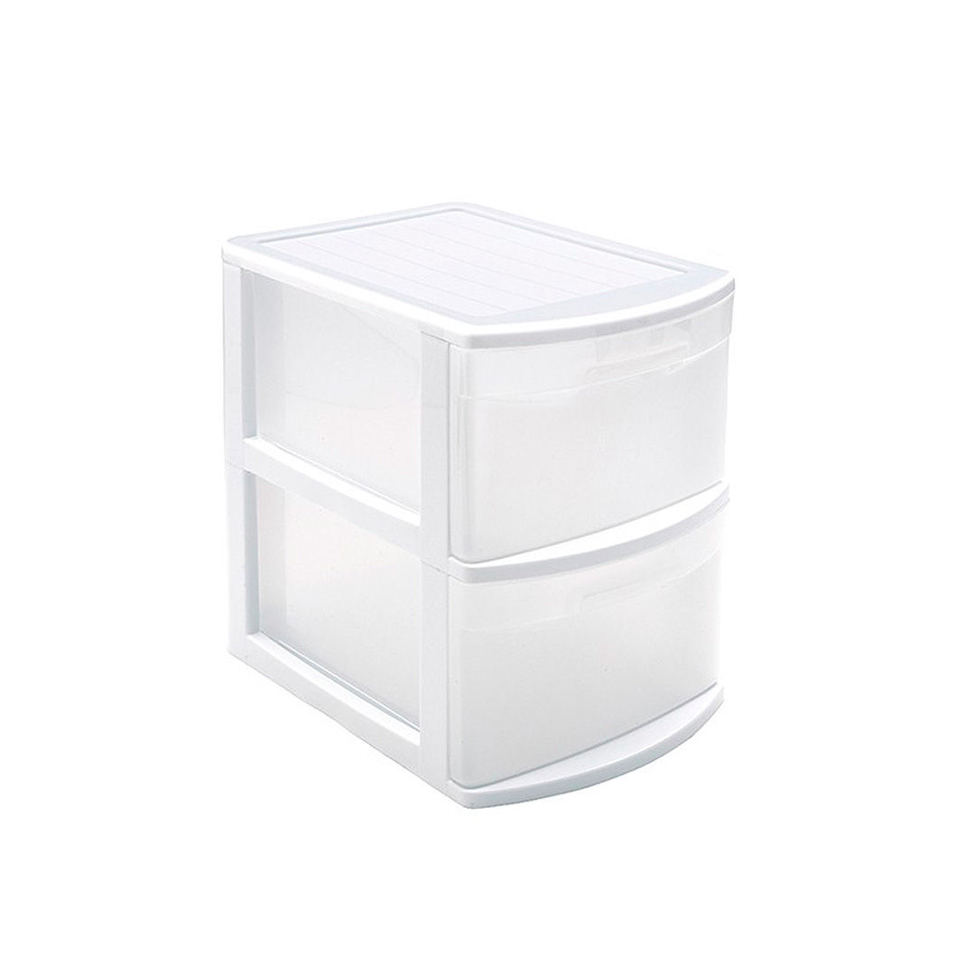 Storage Unit With 2 Drawers Tamesis WHITE