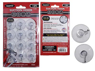 Suction Hook 12pc