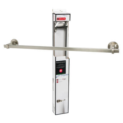 Mandolin Spotshield Brushed Nickel Towel Bar- 24"