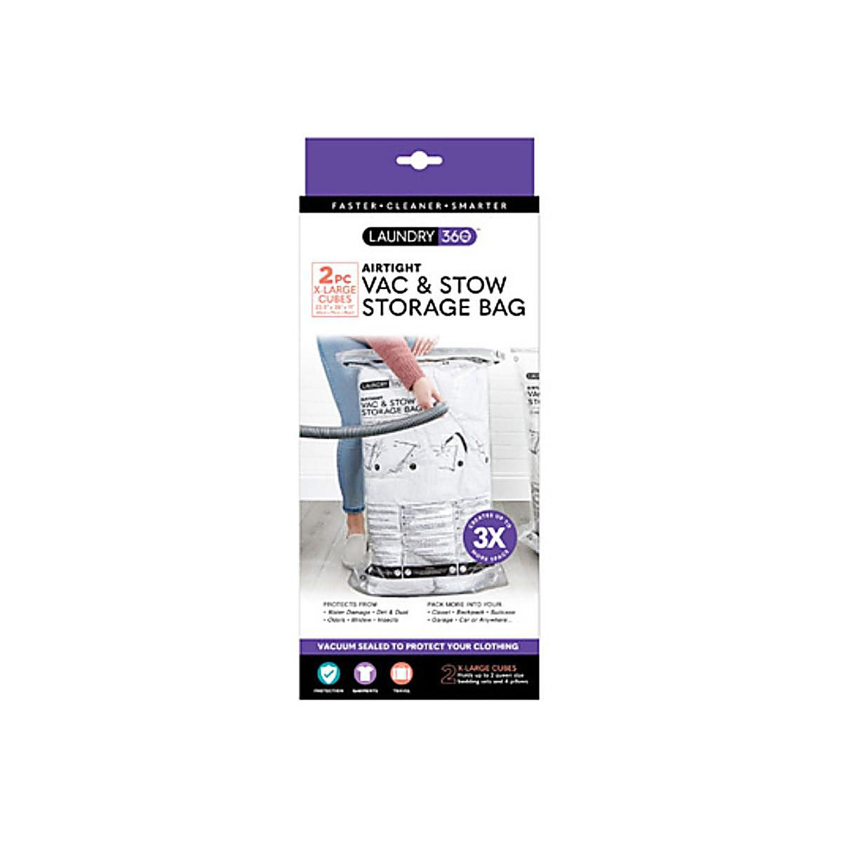 2Pc Cube X-Large Vacuum Bags