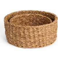 Set of 2 Round Baskets 25cm DIA