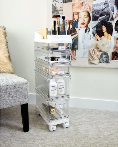 5 Drawer Stacking Cart