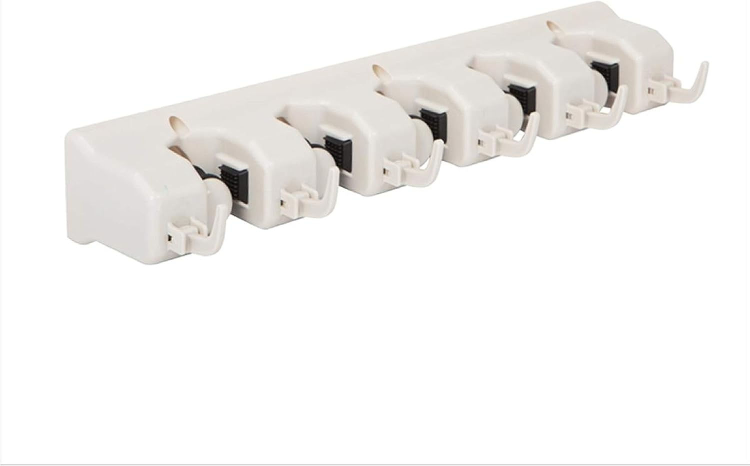 Wall Track Organiser w/ 6 Hooks