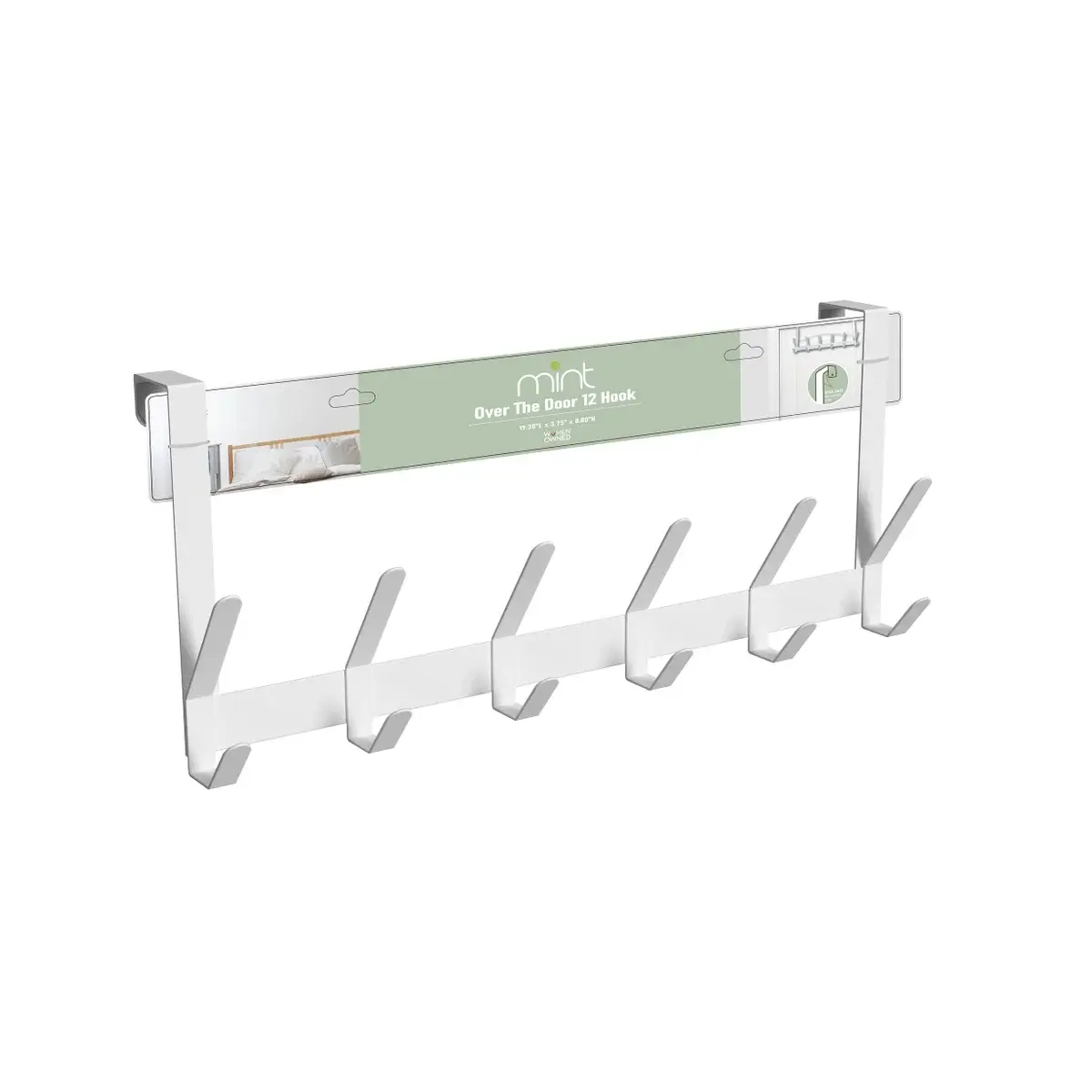 Matte White - 2x6 OTD Hook with EVA pad