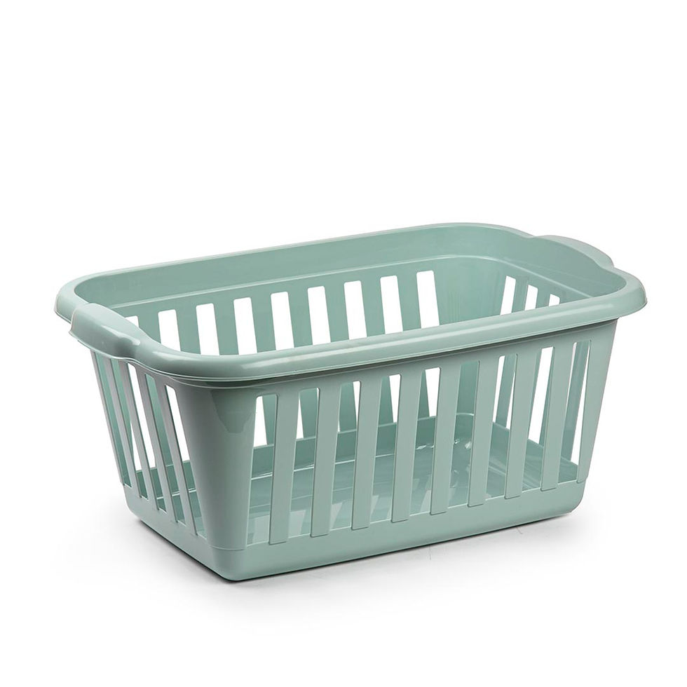 Thumbnail: Rectangular Laundry Basket Assort Elegance