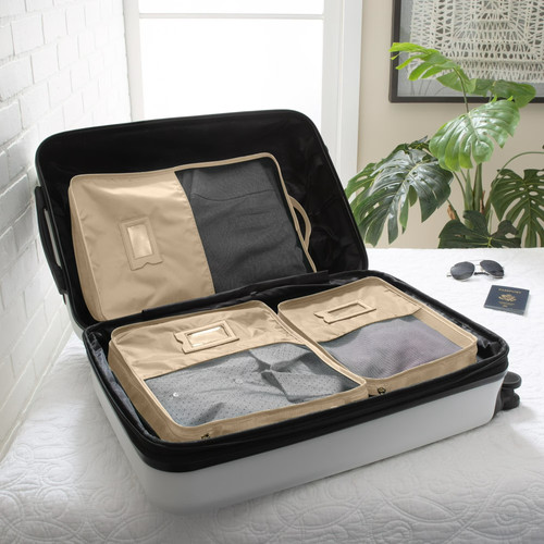 6 Pc Rectangular Packing Cube Set - Taupe