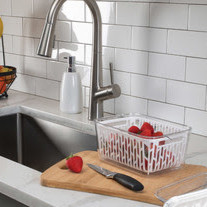 Storage Container with Strainer