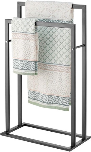 2 Tier Towel Stand Graphite
