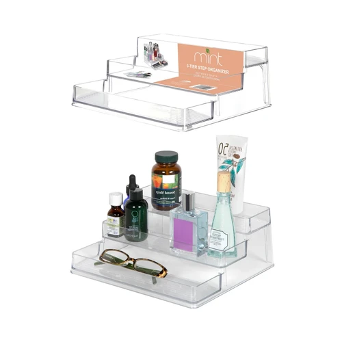 Clear - Mint 3-Tier Tray