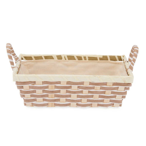 Braided Basket w/ Handles Rectangular
