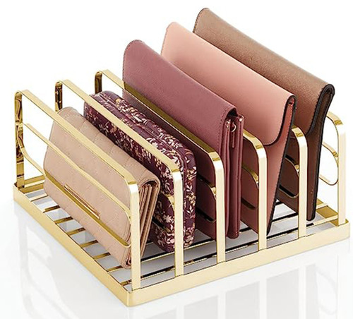 Stacking Clutch/Magazine Organiser, Soft Brass