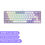 Miniatura: AJAZZ AK680 Gaming Mechanical Keyboard ABS Keycap 68 Keys Wired Wireless Bluetoo