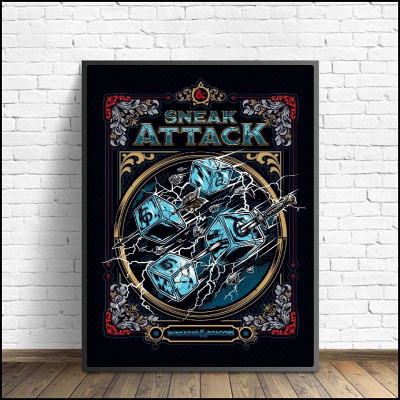 Miniatura: Coleção de pôsteres com slogans de Dungeons and Dragons