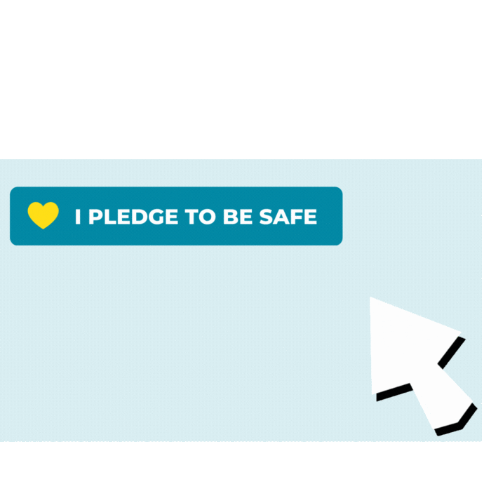 I Pledge to Be Safe animated Icon