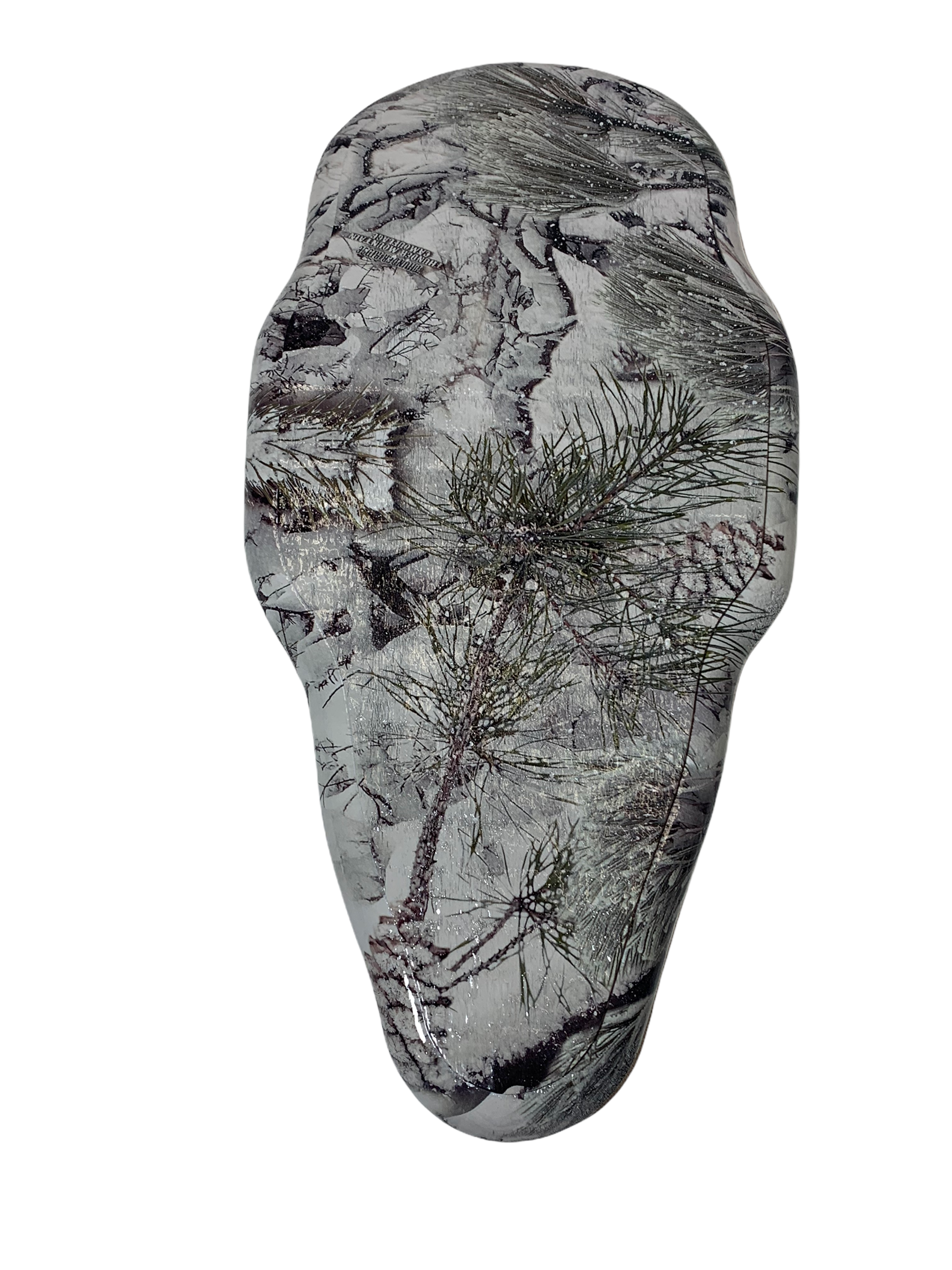 EuroRax custom rustic distressed White Thunder Mountain camo plaque