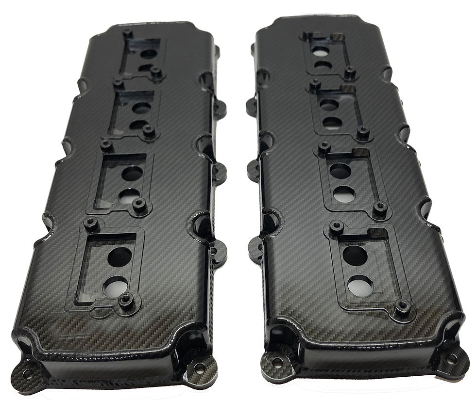 Thumbnail: Hydro Dipped Chrome Carbon Fiber Gen III Hemi Mr Gasket 68501G