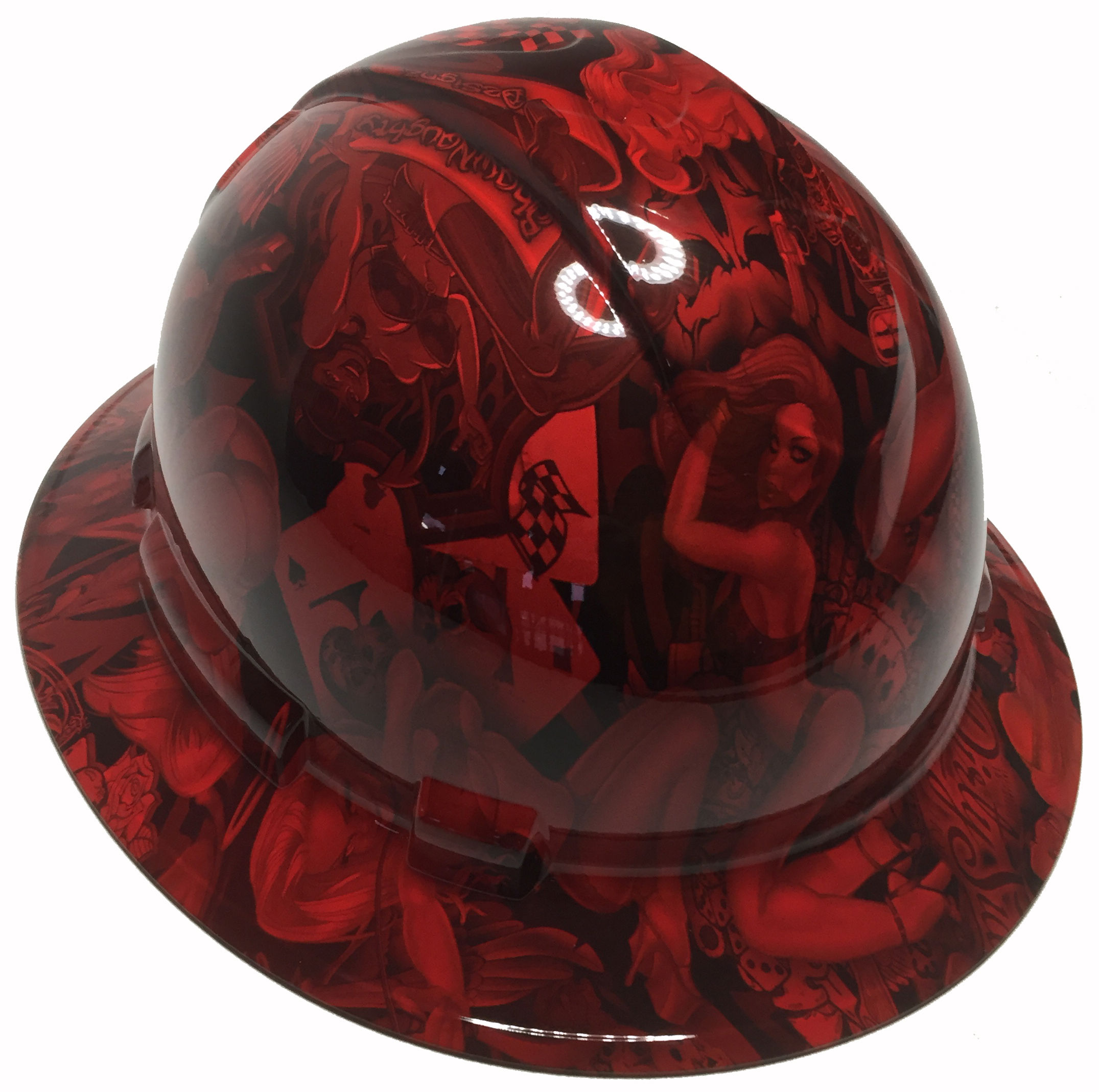 Full Brim Red Naughty Boy