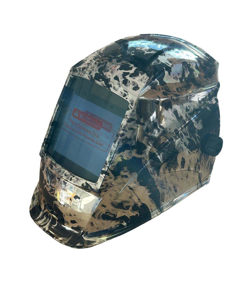 Thumbnail: WHAM30 Series Pyramex Welding Helmet Chrome Flames