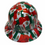 Thumbnail: Hydro Dip Mexico Flag Lift Briggs HBFC-7G Full Brim Vented Hard Hat High Gloss