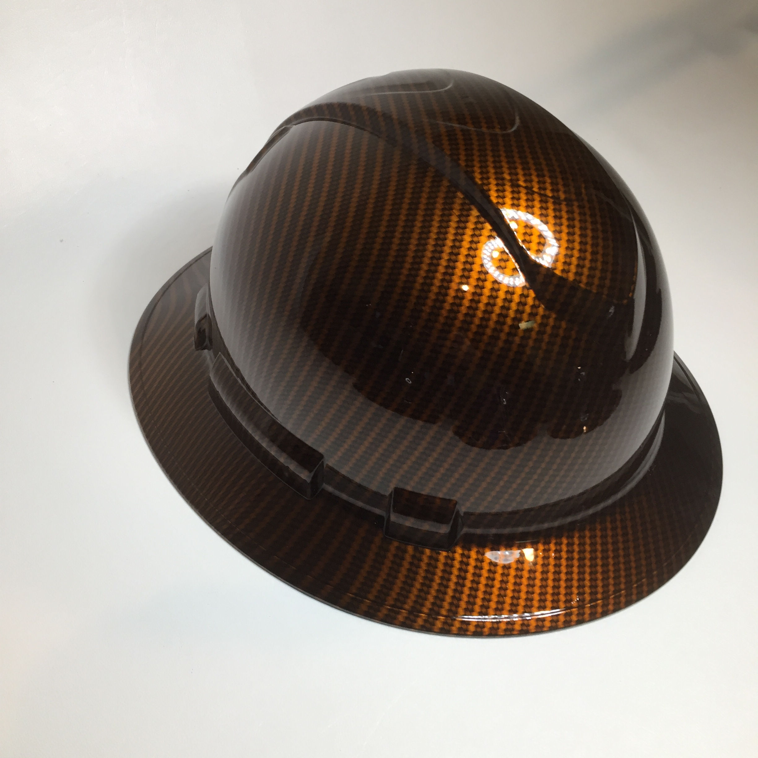Full Brim Candy Copper Carbon Fiber