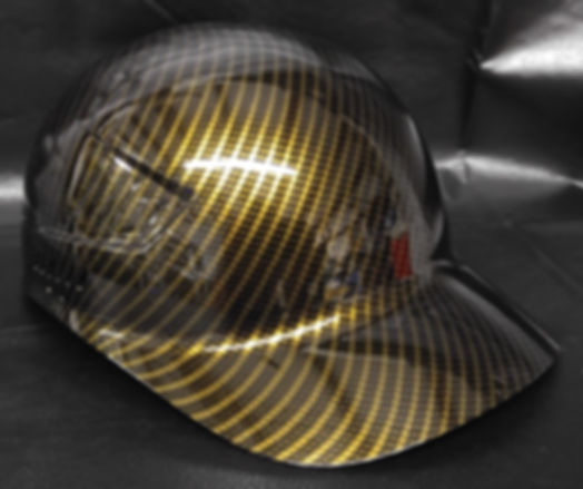Gold Carbon Fiber Bump Cap