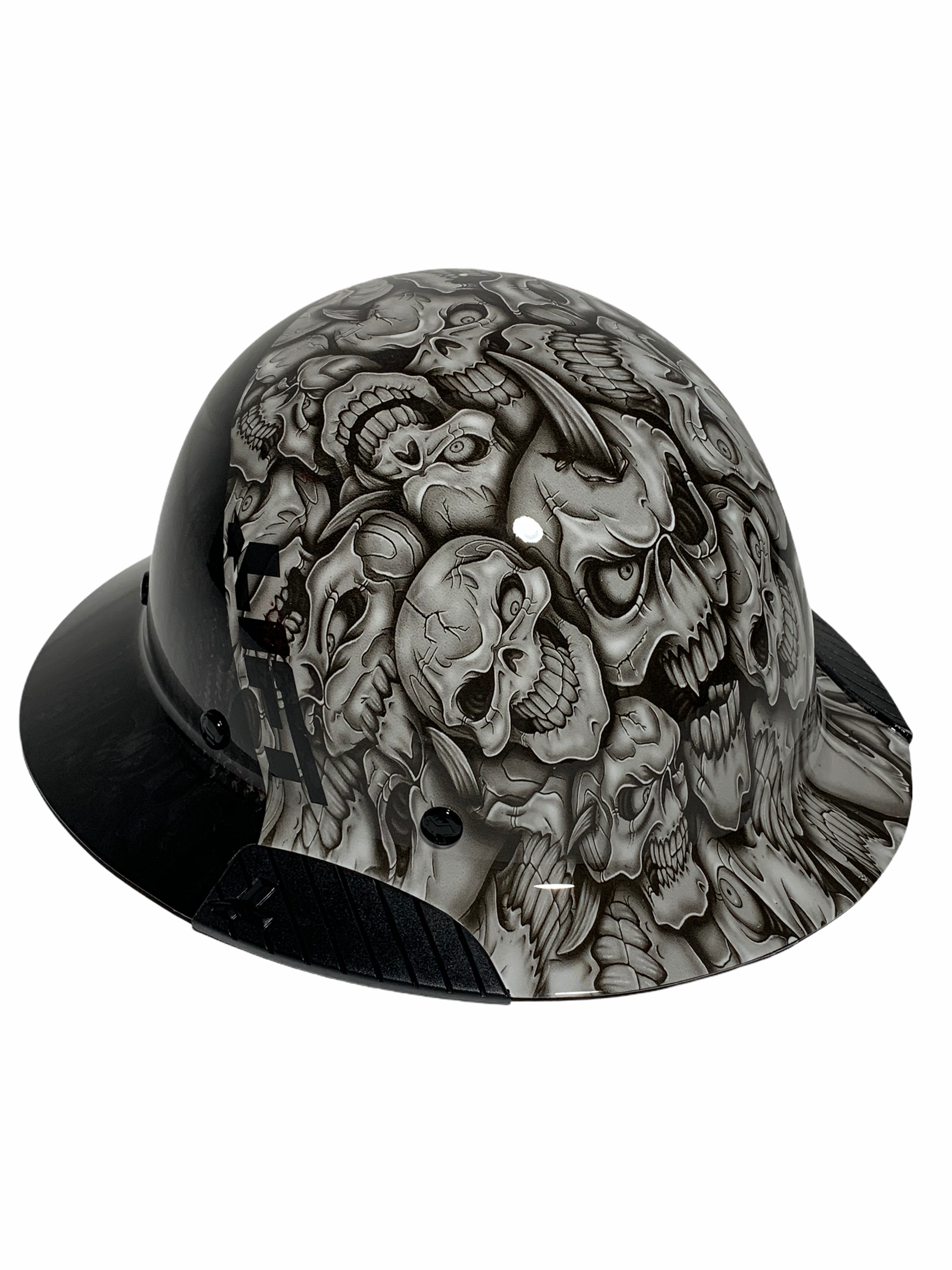 Black and White Insanity Skulls Lift DAX Fifty 50 HDF50C-19H