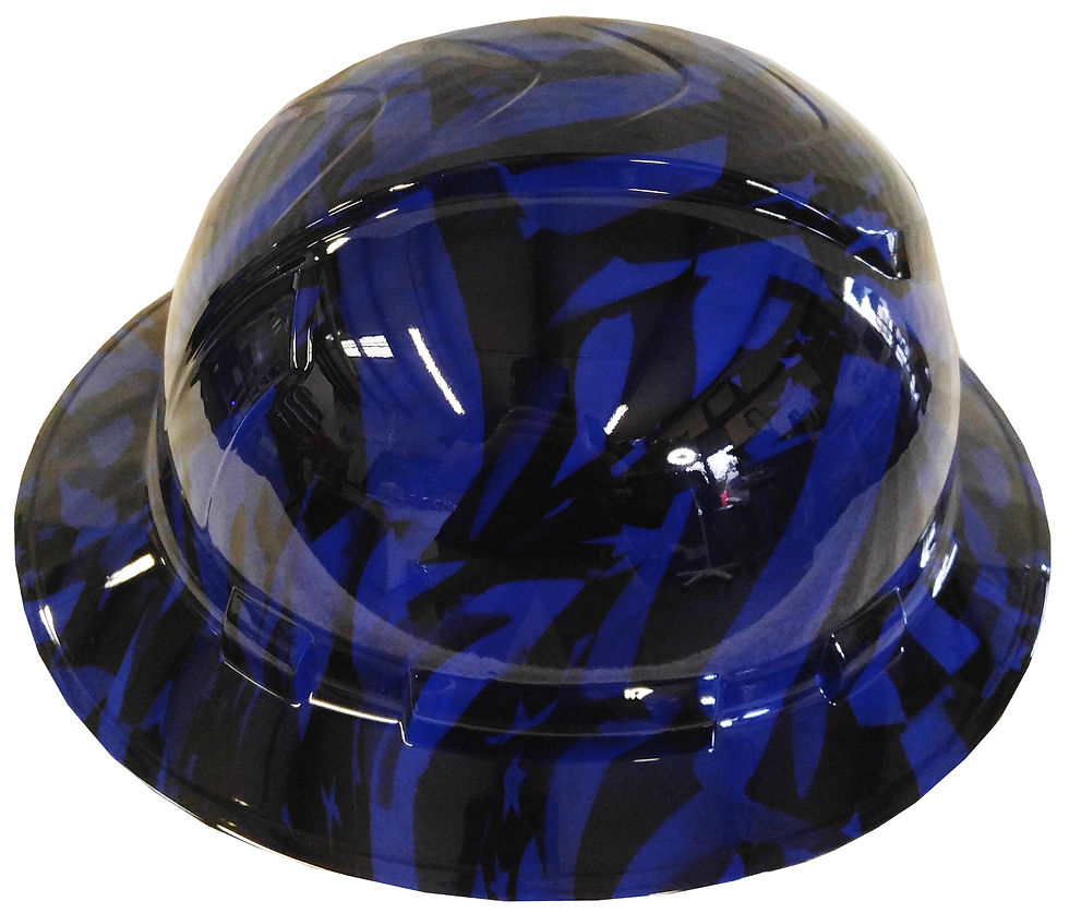 Thumbnail: Dark Blue Midnight American Flag Full Brim Hard Hat