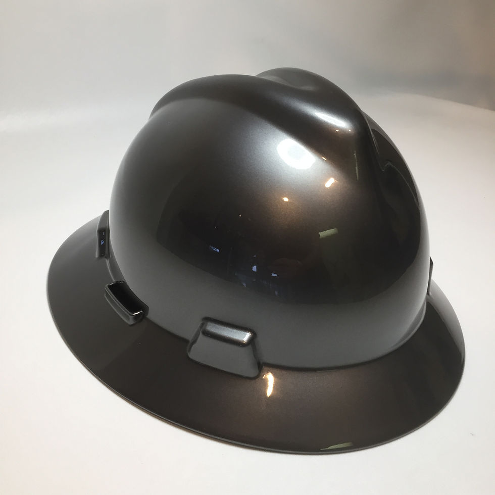 Thumbnail: Metallic Graphite High Gloss MSA V-Gard Full Brim