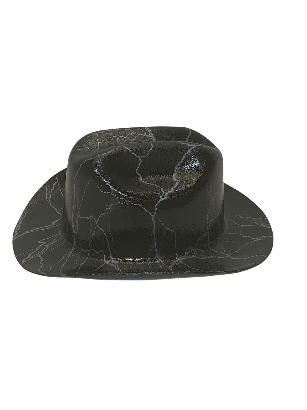 Thumbnail: Hard Hat Kimberly Clark Outlaw Black with Silver Metallic Lightning