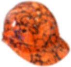 Thumbnail: Orange Insanity Skulls Hard Hat