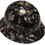 Thumbnail: Full Brim American Flag Insanity Skulls Satin