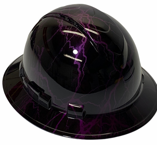Kandy Purple Lightning Ridgeline Vented Full Brim | bagrbuck